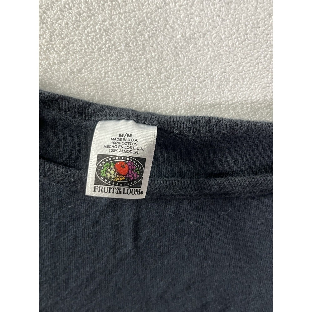 Vintage Fruit of the Loom Black Tank Top Made In USA - Picture 2 of 5
